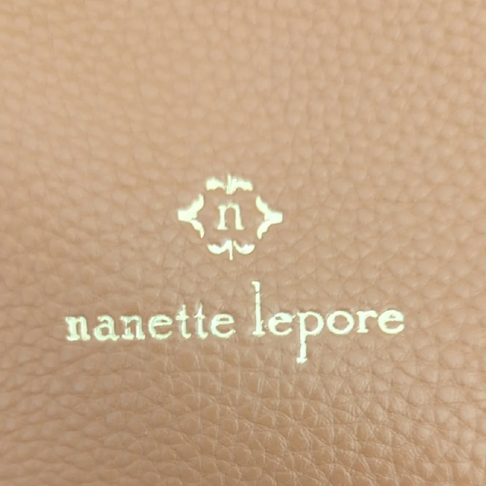 Nanette Lepore Tan Crossbody Bag with Gold Chain - Picture 2 of 3